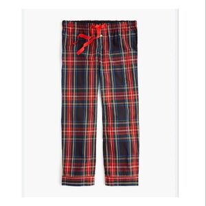 J. Crew Red and Blue Plaid Pajama Pants